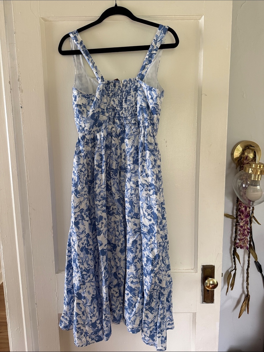 QUINCE 100% European Linen Fit and Flare Midi Dress size Large - Picture 5 of 9